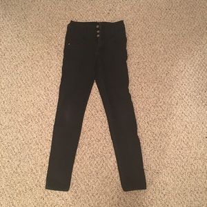 Black High Waisted Skinny Jeans
